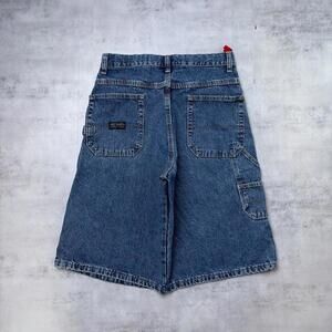 Y2K Blue Wrangler Grunge Baggy Skater Carpenter Denim Jorts